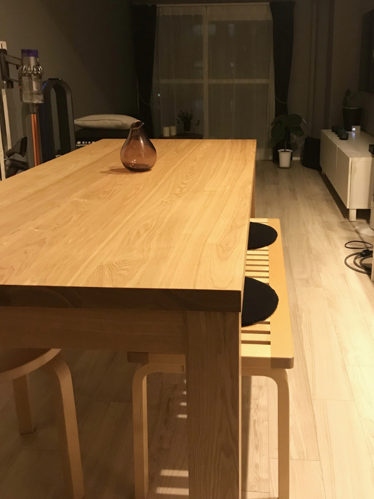 引き出し付 ダイニングテーブル｜カルテット