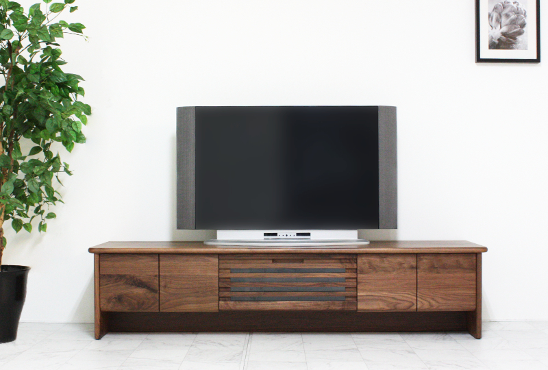 クロッサス テレビボード｜日本製｜ウォールナットRustic ブラック