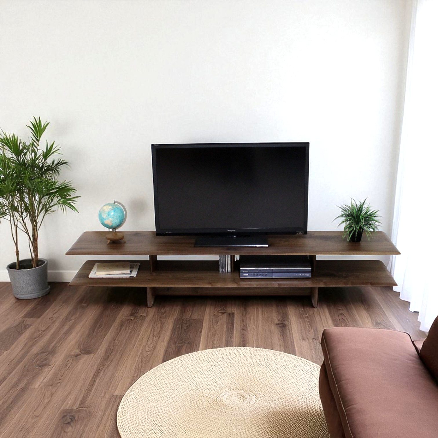 エスプリ テレビボード｜日本製｜ウォールナットRustic/ブラック