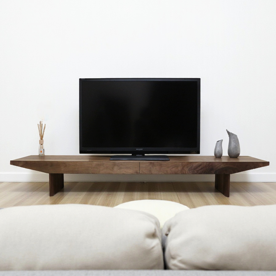 カトラス テレビボード｜日本製｜ウォールナットRustic/ブラック