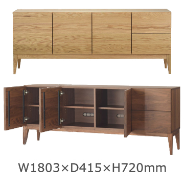 近藤工芸 Solid Furniture OAK オーク無垢材 サイドボード 公式】アンティーク家具ラフジュ工房商品詳細ページ中古 美品