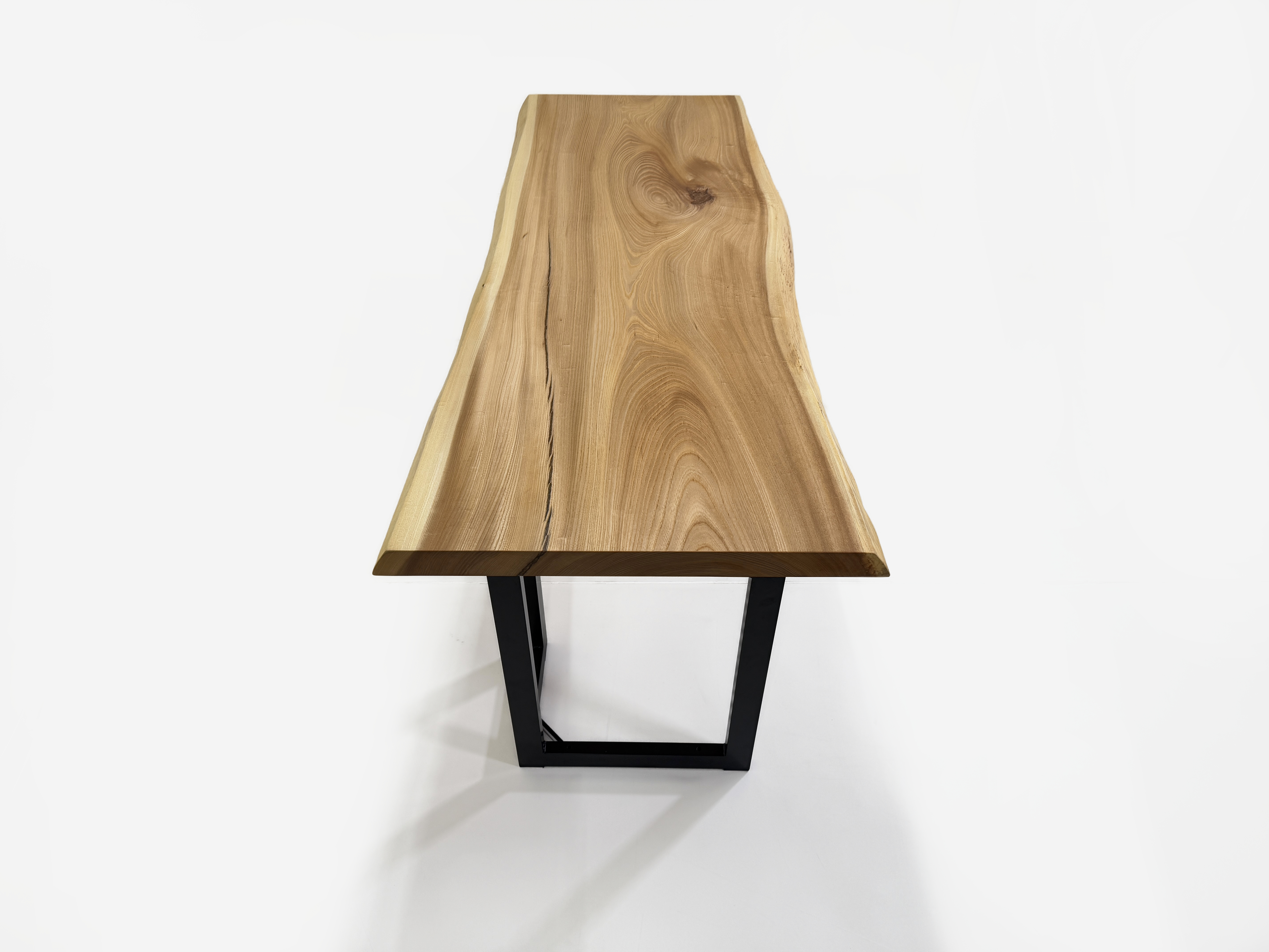 楡（ニレ） 一枚板 デスク／1513mm 【A8430】 【一枚板テーブル・無垢