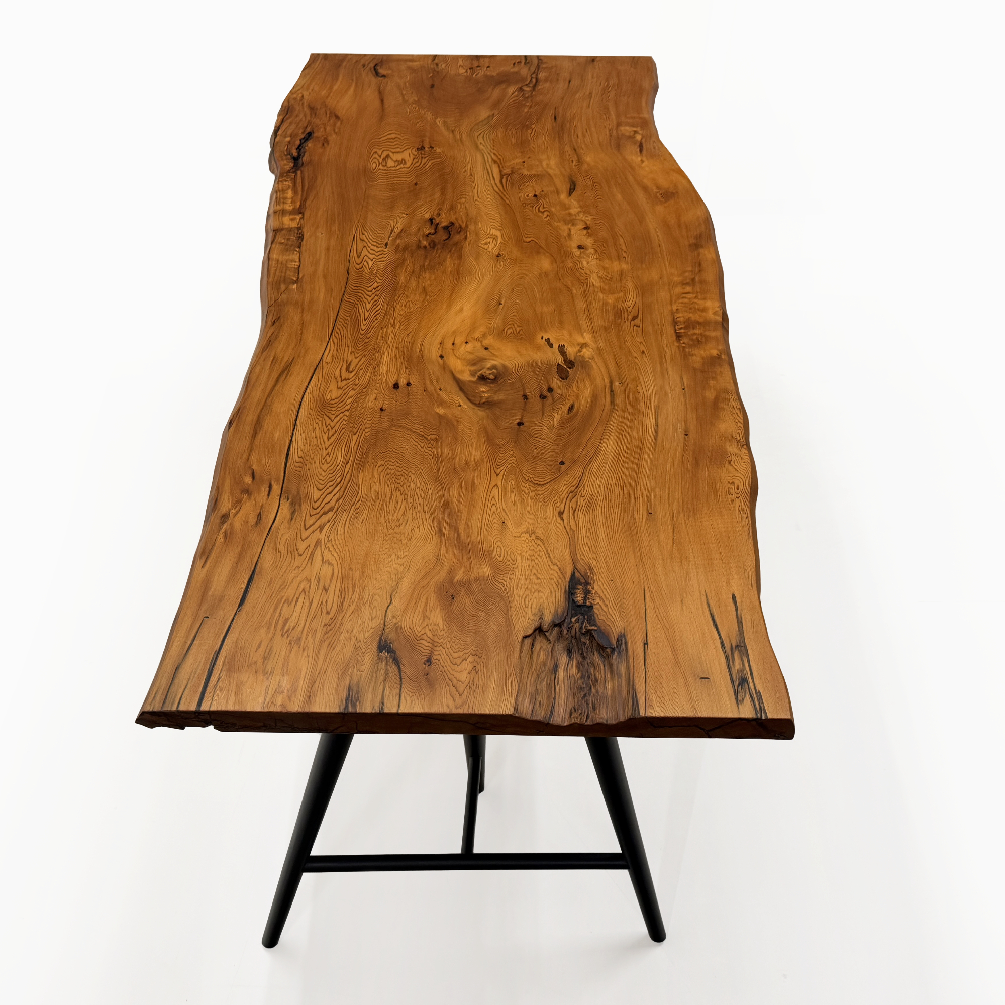 屋久杉（ヤクスギ） 一枚板 ダイニングテーブル／1802mm 【A8666