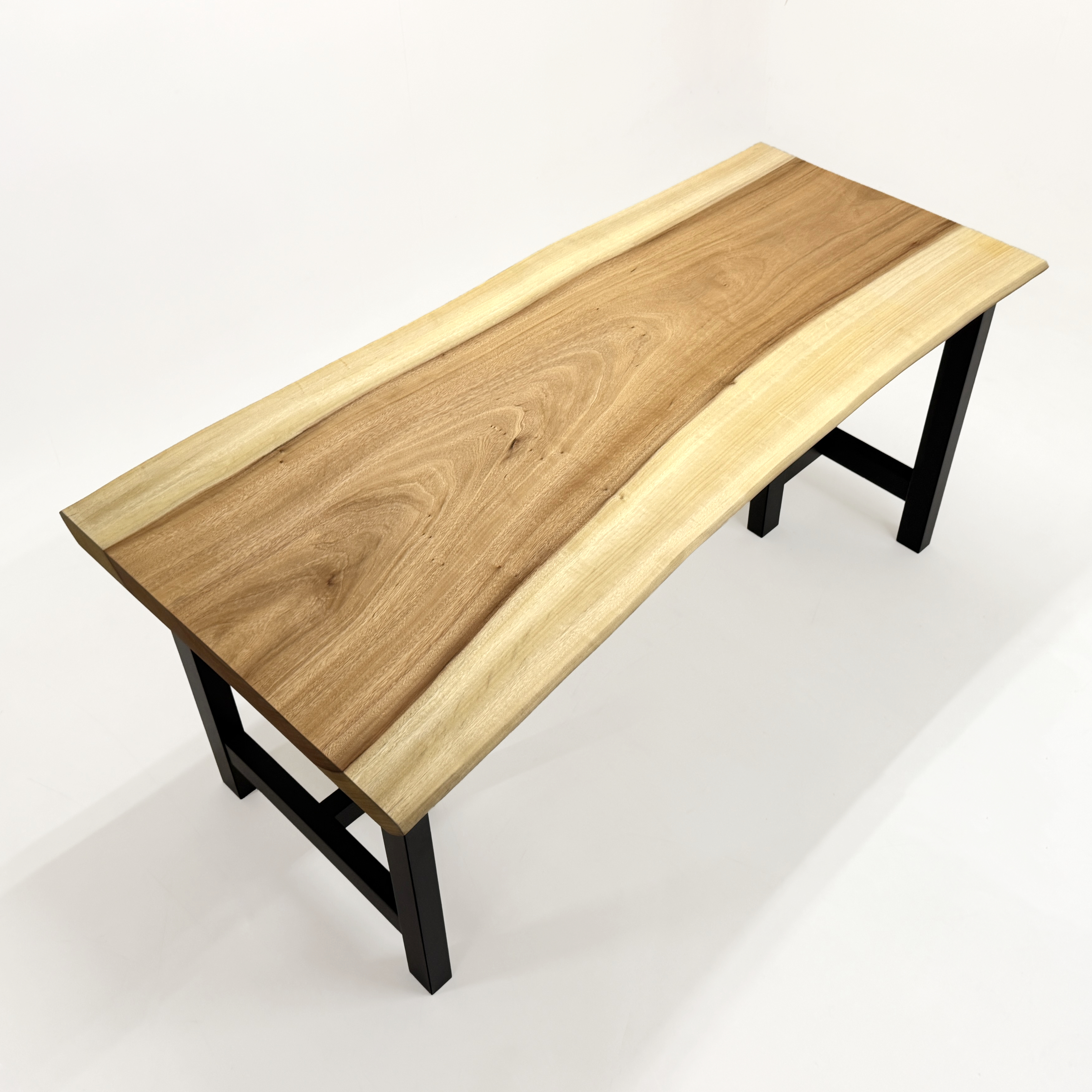 楠（クス） 一枚板 ダイニングテーブル／1580mm 【A8674】 【一枚板