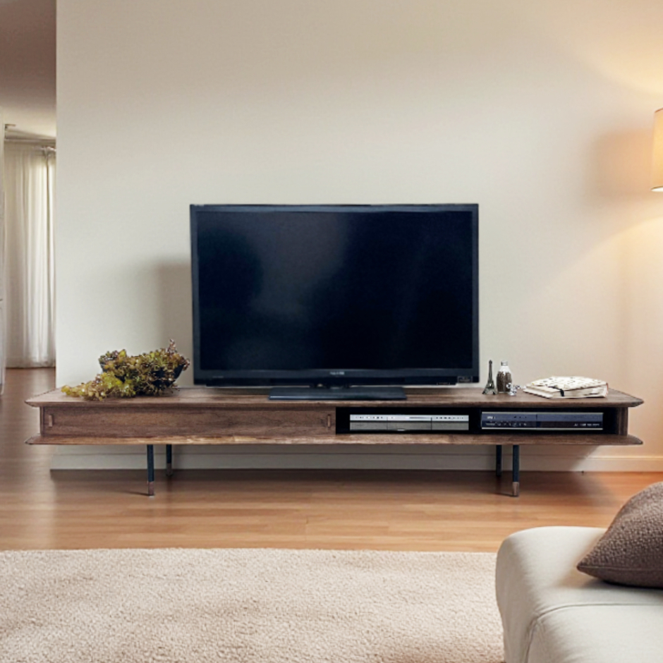 キャロル テレビボード｜日本製｜ウォールナット/ブラックチェリー