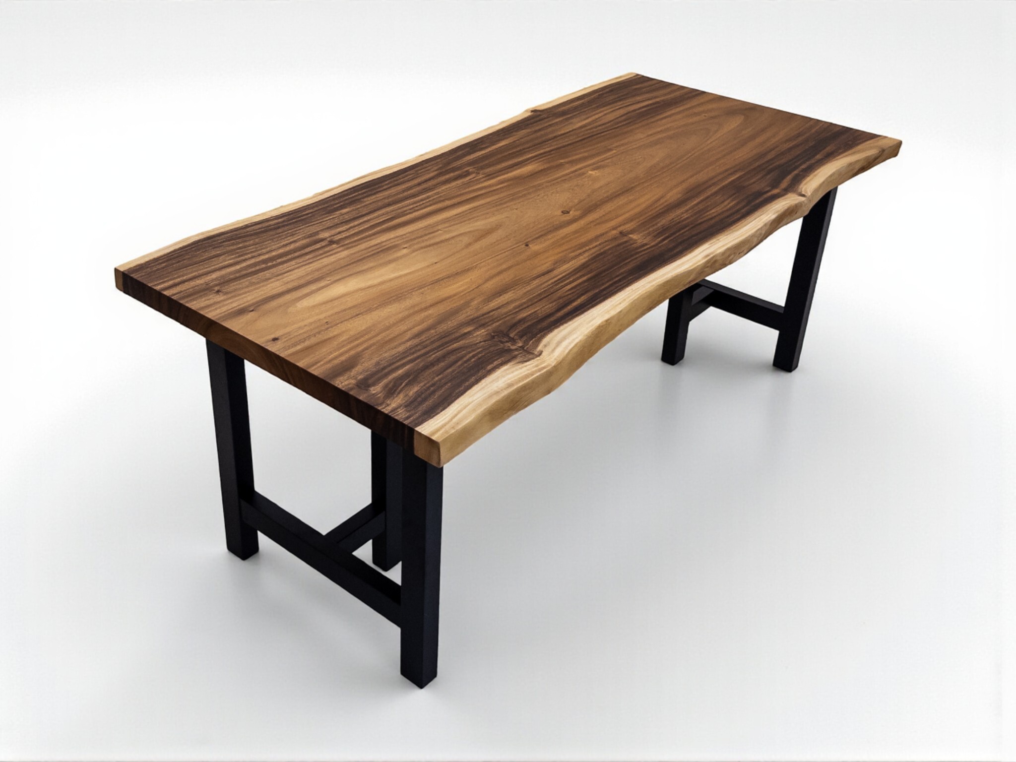 モンキーポッド 一枚板 ダイニングテーブル／1818mm 【A8763】 【一枚