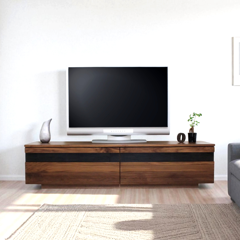 KEYUCA　オーランド　テレビボード　120 オリオン テレビボード｜日本製｜ウォールナット/ブラック