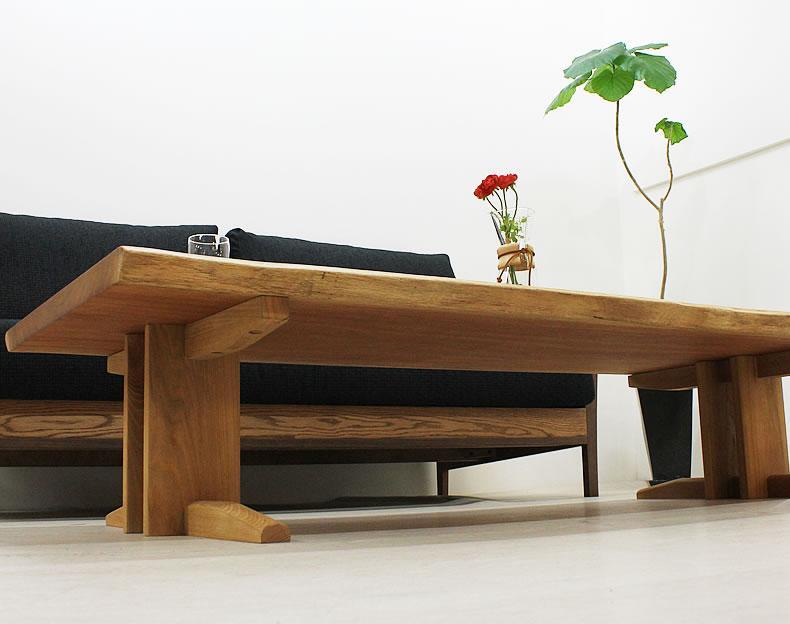 マホガニー 一枚板 ローテーブル／1680mm 【A1511】 【一枚板テーブル