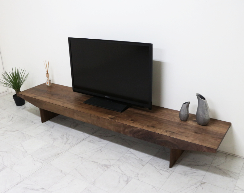 カトラス テレビボード｜日本製｜ウォールナットRustic/ブラック