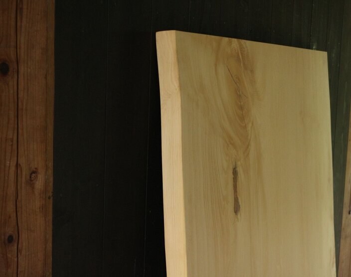 榧（カヤ）一枚板天板／1570mm 【A7445】 【一枚板テーブル・無垢材