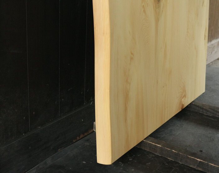 榧（カヤ）一枚板天板／1570mm 【A7445】 【一枚板テーブル・無垢材