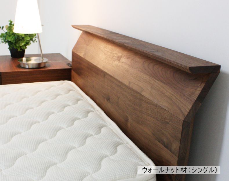 ノワール ベッド｜日本製｜レッドオークRustic/ブラックチェリーRustic