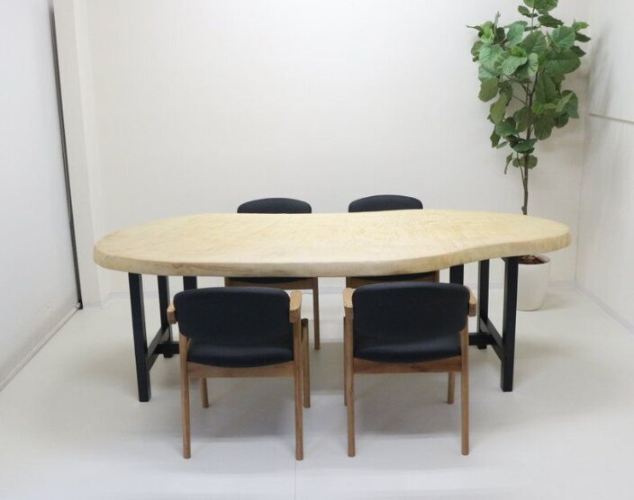 一枚板 トチ / 栃(杢) K-HN-2202-845 (W220cm): ダイニング