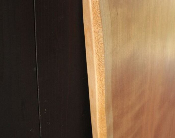 ブラックチェリー一枚板天板／1480mm 【A7930】 【一枚板テーブル