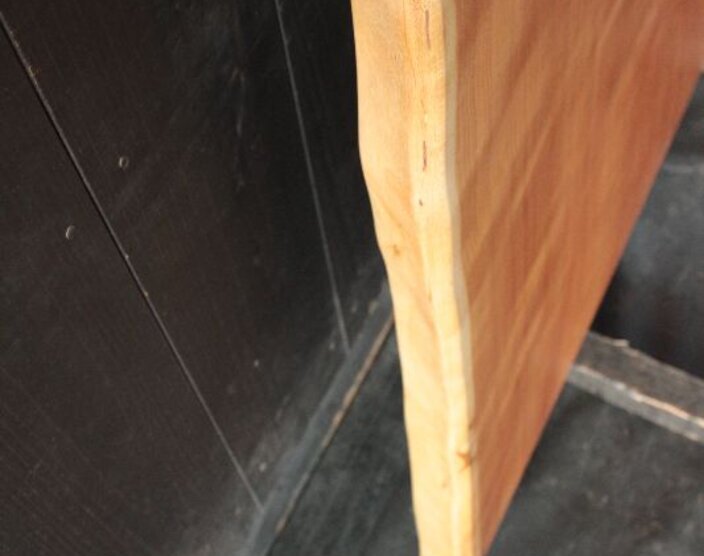 ブラックチェリー一枚板天板／1480mm 【A7930】 【一枚板テーブル