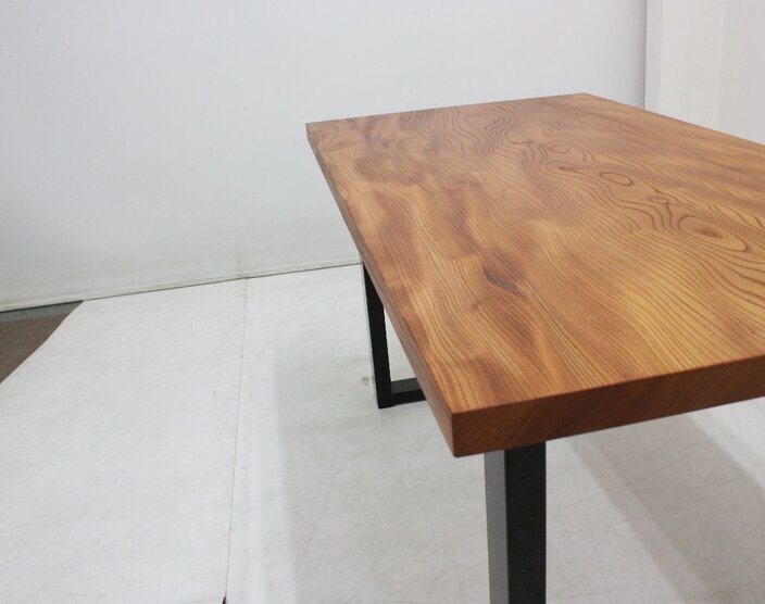 欅（ケヤキ）一枚板天板／1400mm 【A7962】 【一枚板テーブル・無垢材