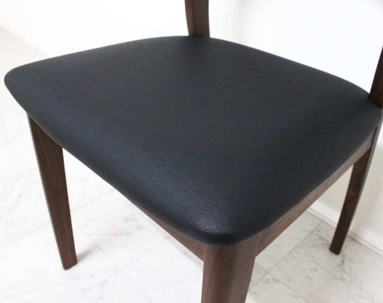 PARTENZA　セミアームチェア 2脚セット ウォルナット 替えカバー付 2脚セット》プリシス/ウォールナット セミアームチェア