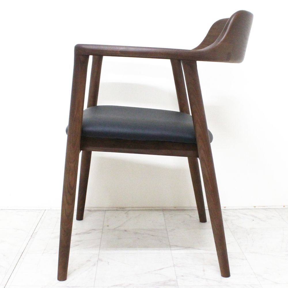 2脚セット》コンペール ダイニングチェア BR｜アッシュ 天然木・無垢の