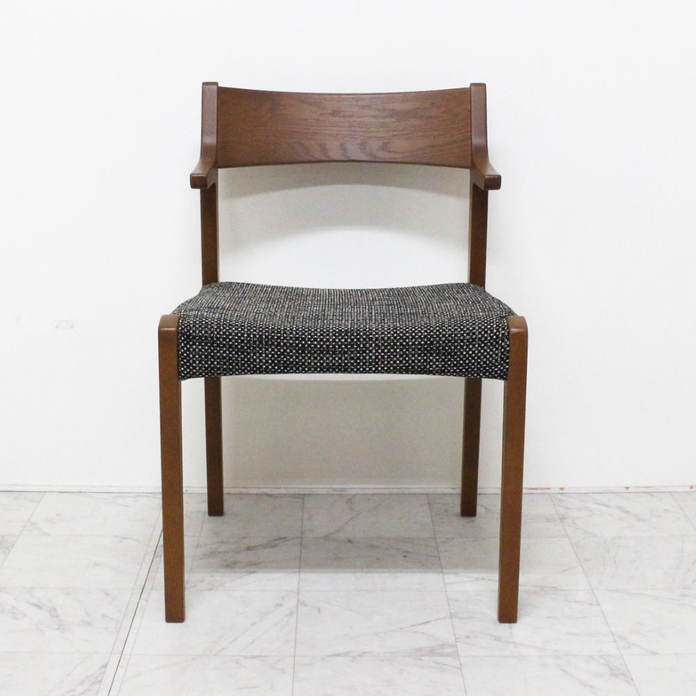GMGS164○唐木家具 鉄刀木 ダイニングチェア 食卓椅子 セミアームチェア GMGS164○唐木家具 鉄刀木 ダイニングチェア 食卓椅子 セミアームチェア