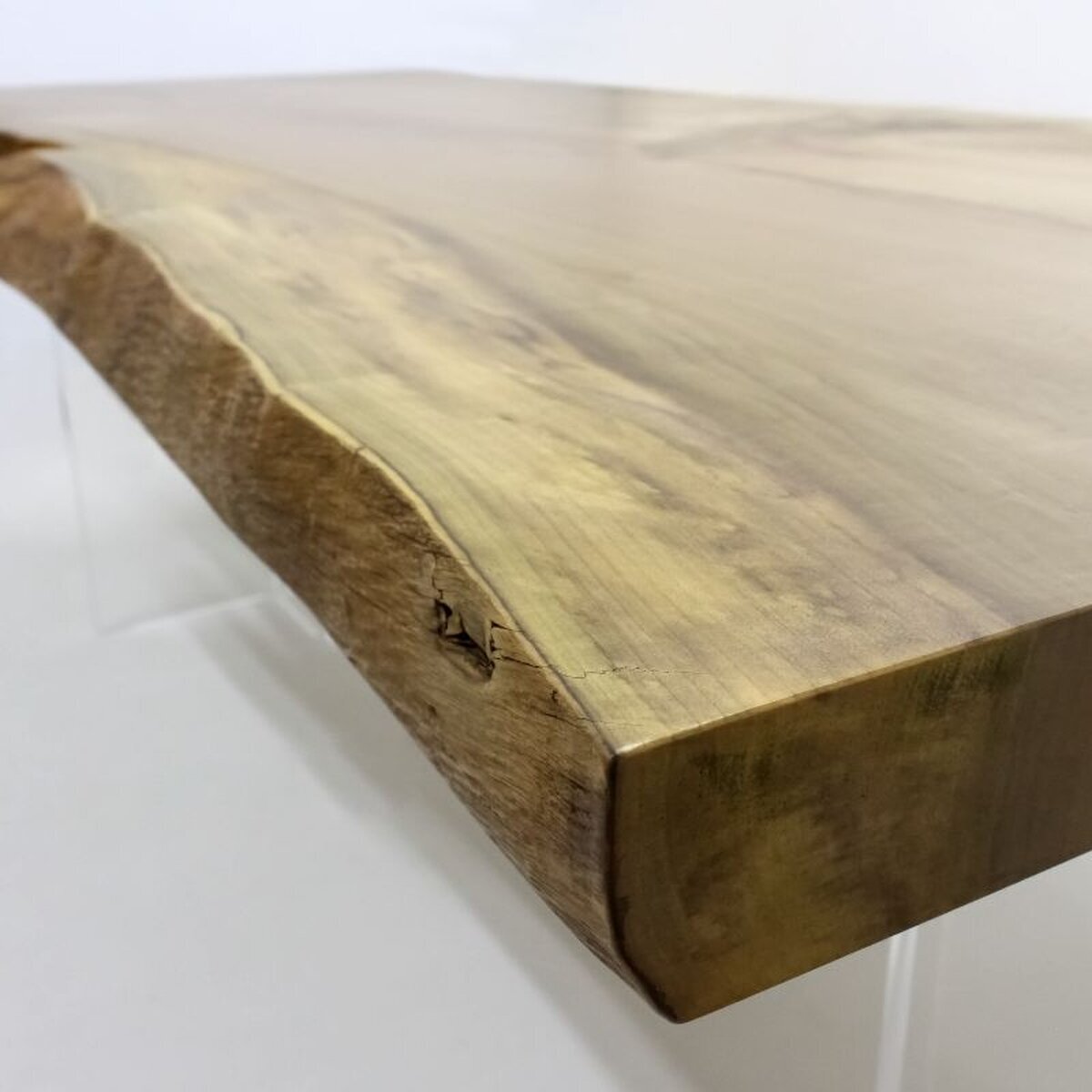 朴（ホオ）一枚板天板／1900mm 【A8219】 【一枚板テーブル・無垢材