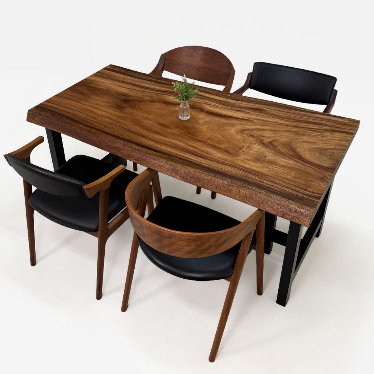 モンキーポッド 一枚板 ダイニングテーブル／1500mm 【A8515】 【一枚