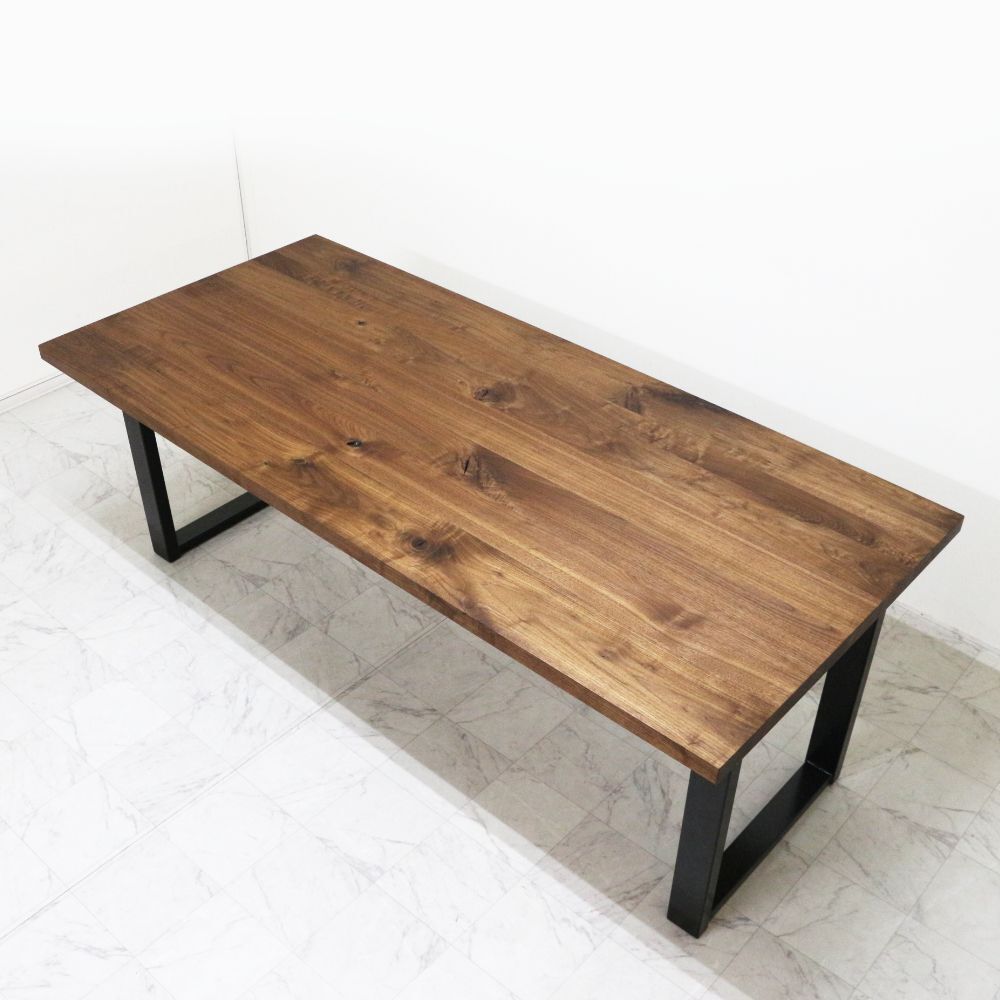 デコール / スチール脚 オーダーテーブル［節あり・なし選べる］｜日本