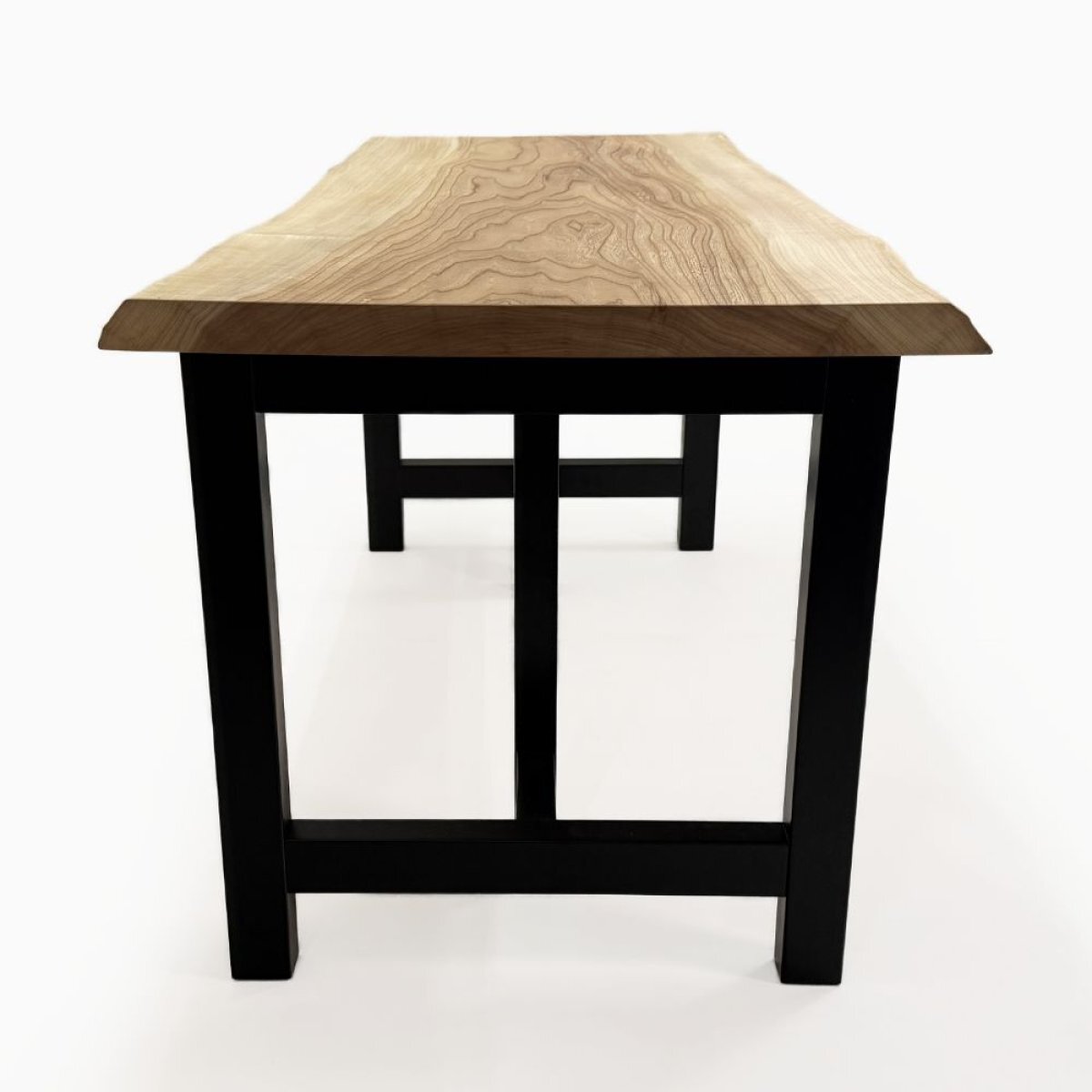 栓（セン） 一枚板 ダイニングテーブル／1320mm 【A8596】 【一枚板