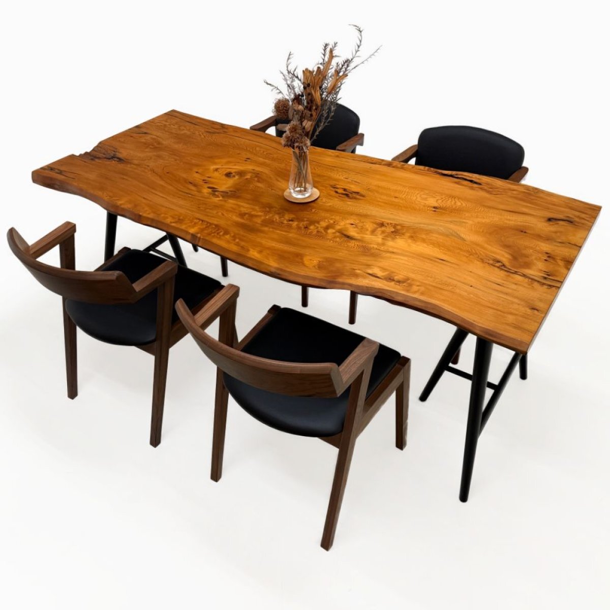 屋久杉（ヤクスギ） 一枚板 ダイニングテーブル／1802mm 【A8666