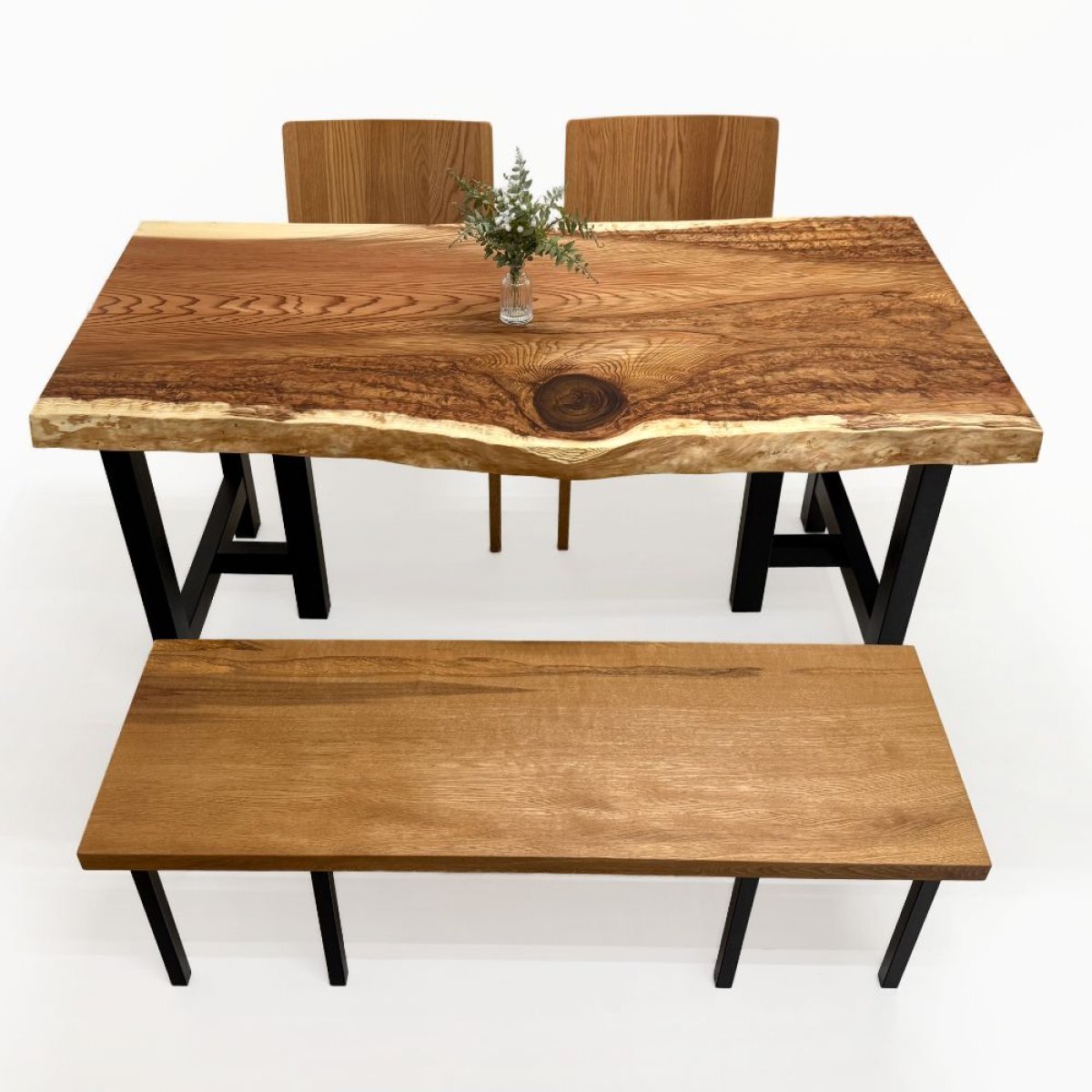 柳瀬杉（ヤナセスギ） 一枚板 ダイニングテーブル／1470mm 【A8676