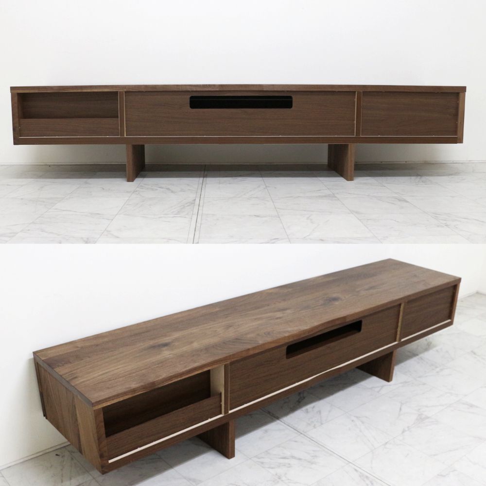 ヴァンガード テレビボード｜日本製｜ウォールナットRustic/ブラック