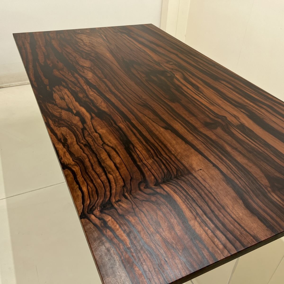 黒檀（コクタン）一枚板天板／1683mm 【A8735】 | 【一枚板テーブル