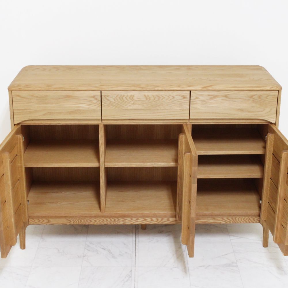 近藤工芸 Solid Furniture OAK オーク無垢材 サイドボード 近藤工芸 Solid Furniture OAK オーク無垢材 サイドボード