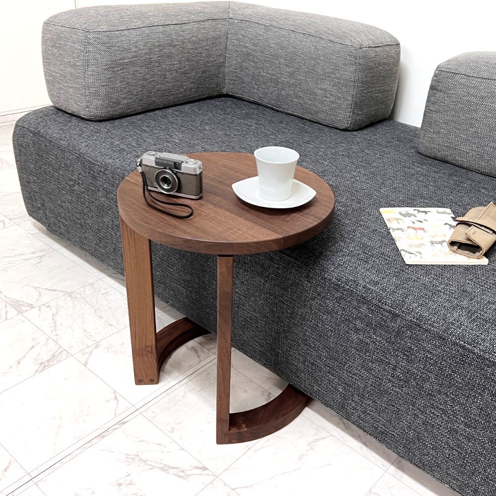 Ground Zero 木琴サイドテーブル ウォルナット×真鍮 Ground Zero