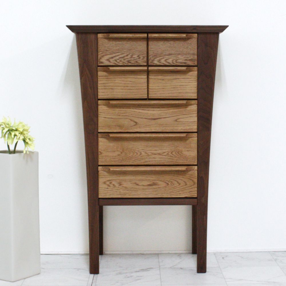 リッシュ チェスト｜日本製｜レッドオーク/ウォールナット