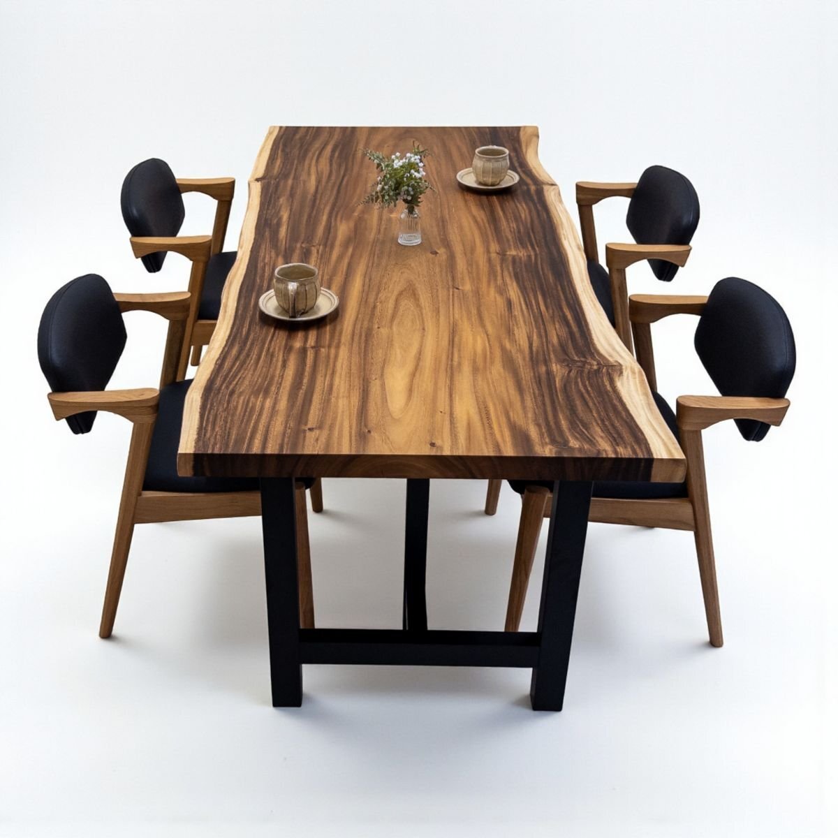 モンキーポッド 一枚板 ダイニングテーブル／1818mm 【A8763】 【一枚