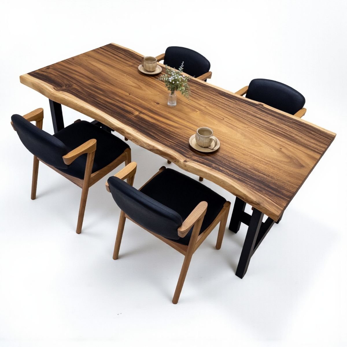 モンキーポッド 一枚板 ダイニングテーブル／1818mm 【A8763】 【一枚