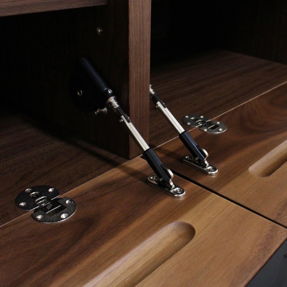 オリオン テレビボード｜日本製｜ウォールナット/ブラック