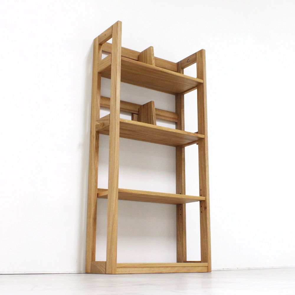 アルセ ブックシェルフ［楠・白樺］｜日本製｜楠（クス）/樺（カバ