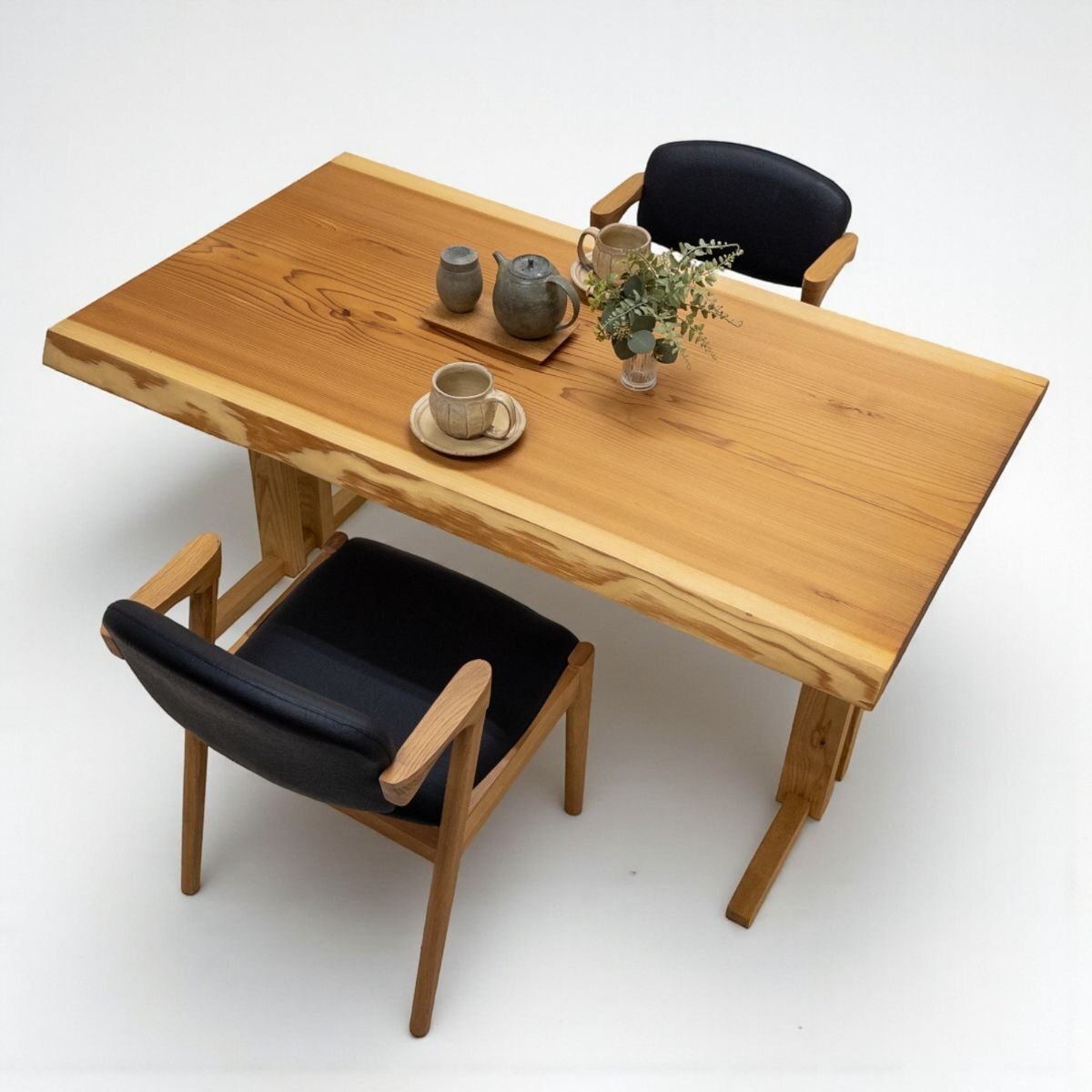 ＃1527■　杉　スギ　テーブル　ローテーブル　ダイニング　座卓　一枚板　天板 杉（スギ） 一枚板 ダイニングテーブル／1360mm 【A8789