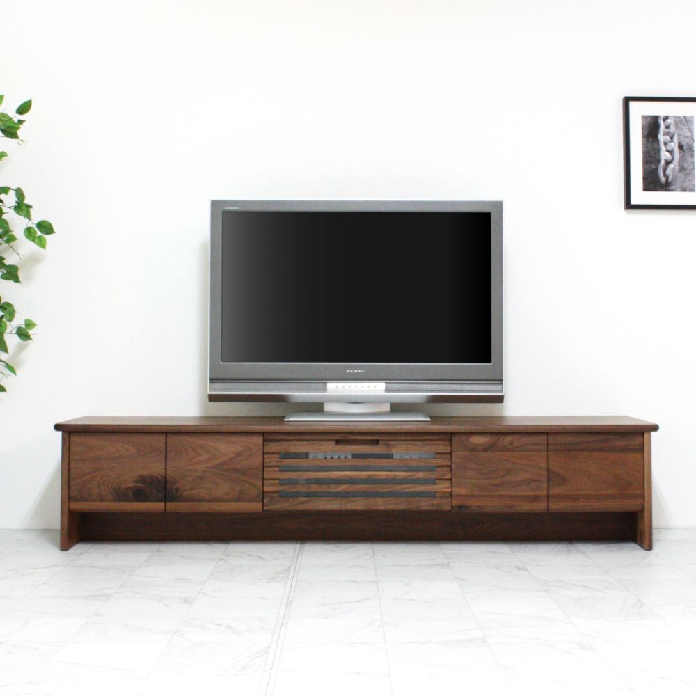 クロッサス テレビボード｜日本製｜ウォールナットRustic ブラック