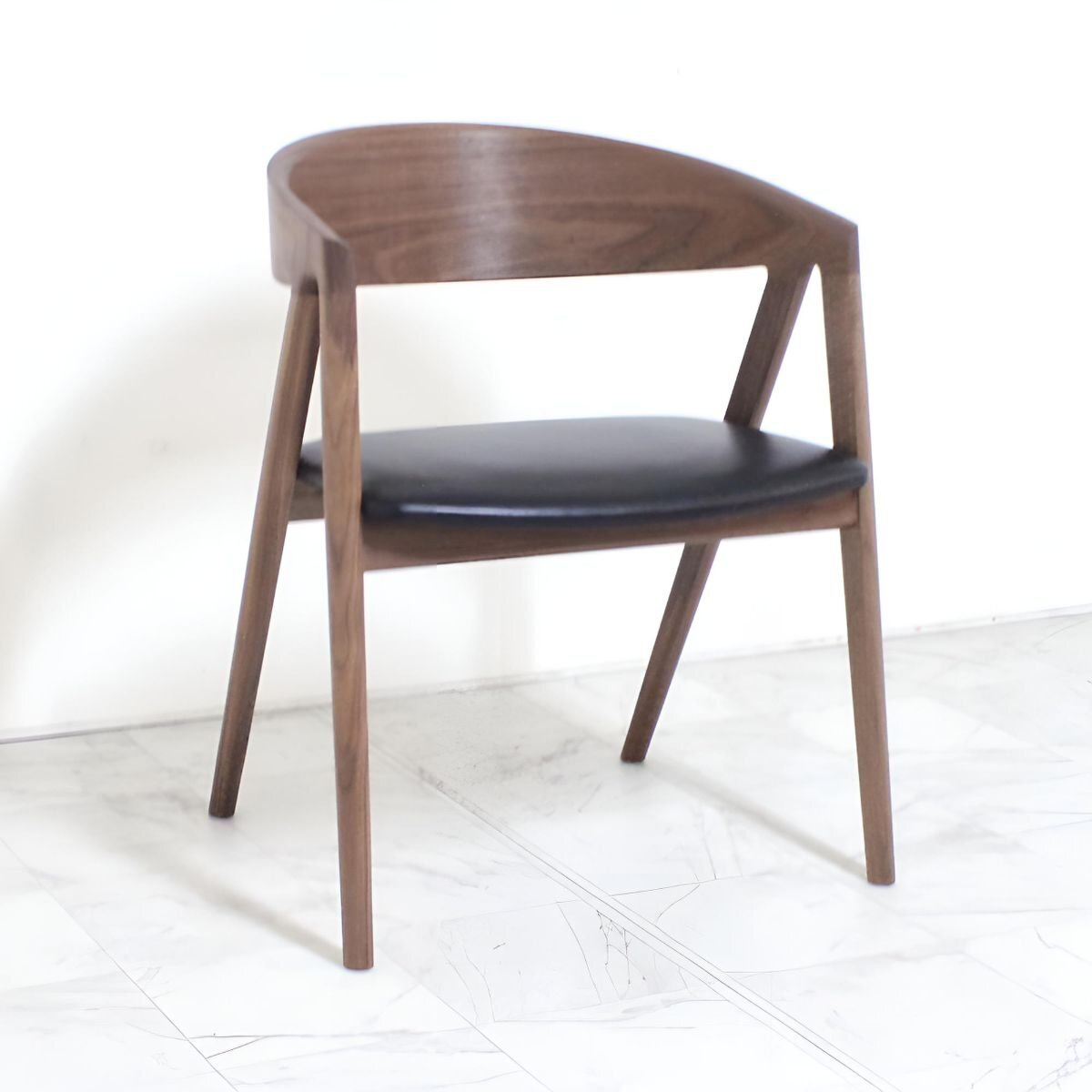 国産 ハープ ダイニングチェア【B5339】 【一枚板テーブル・無垢材家具