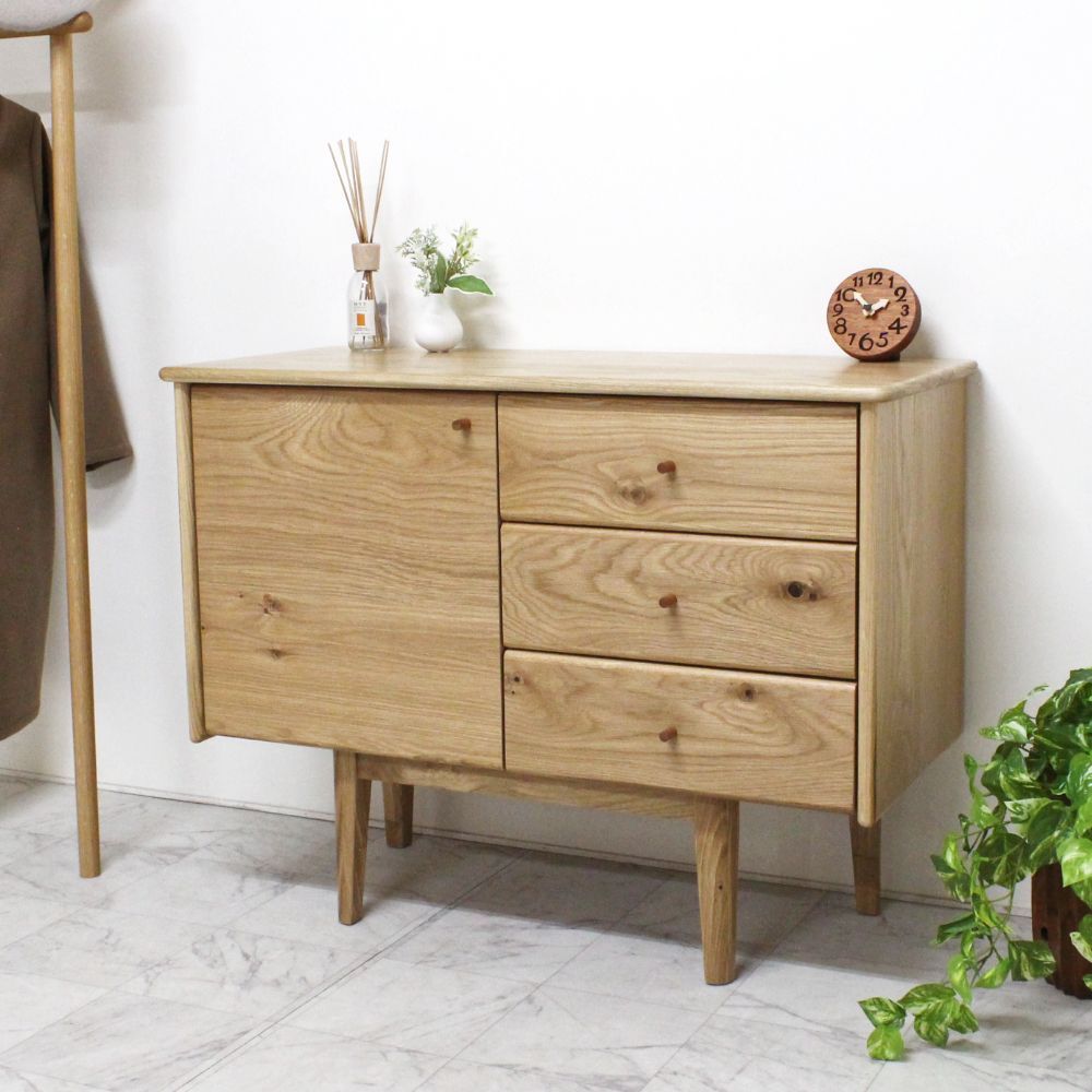 リンダ サイドボード｜ホワイトオークRustic [Kontia]