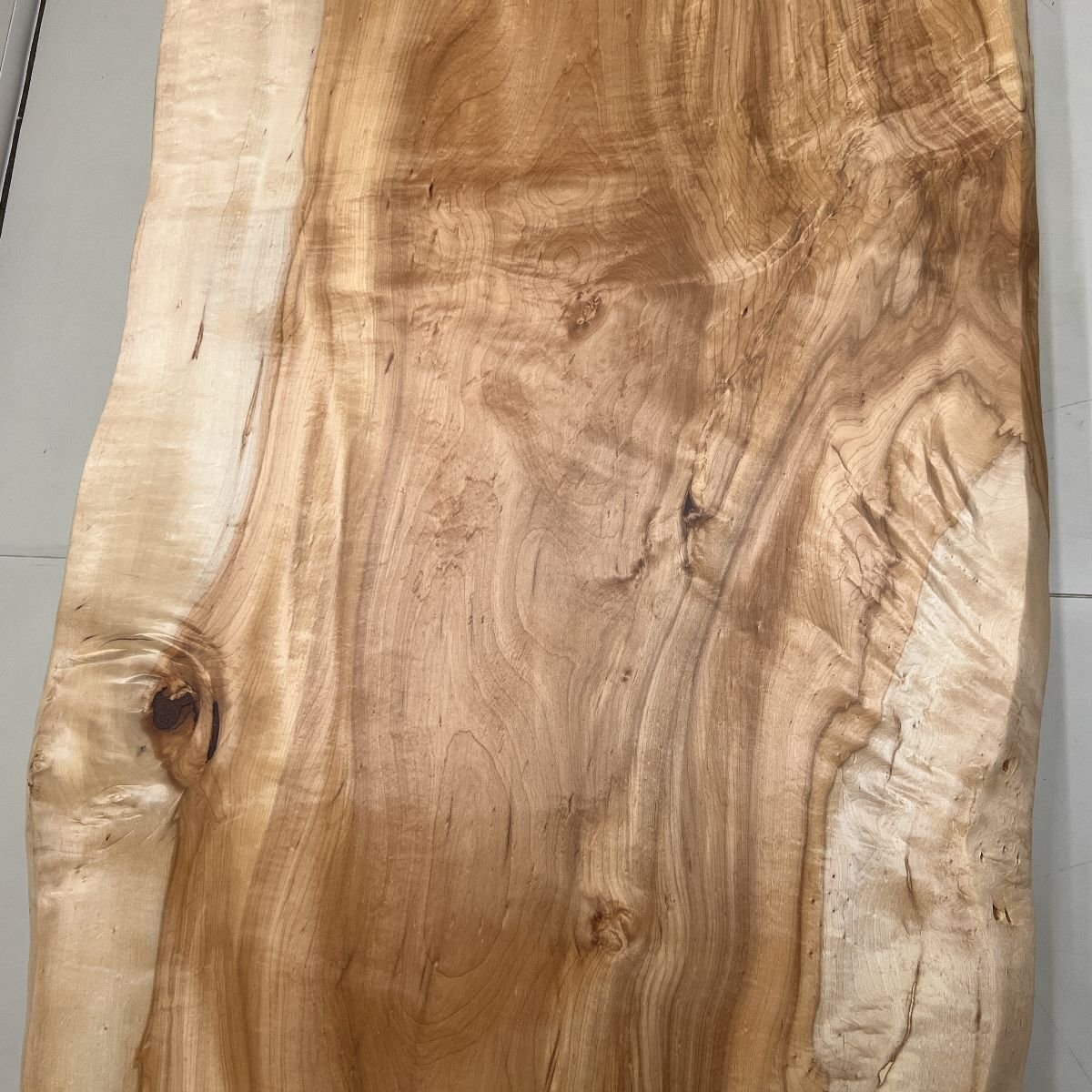 栃（トチ）一枚板天板／2150mm 【A8861】 【一枚板テーブル・無垢材