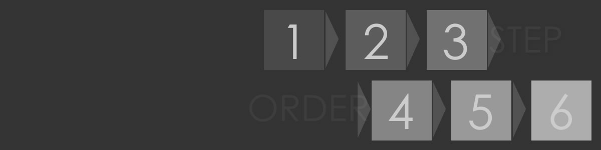 注文の流れバナー