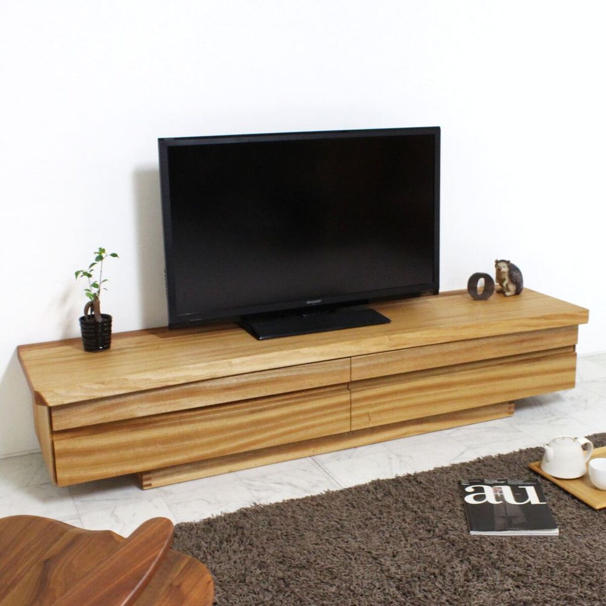 ヒプノス テレビボード｜日本製｜楠（クス） [Kontia]