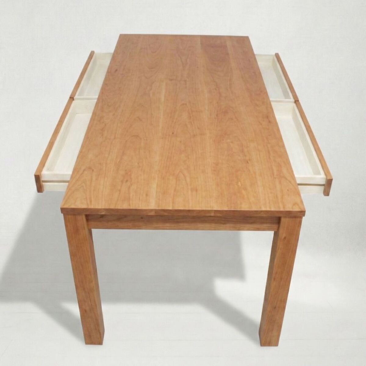 引き出し付き ダイニングテーブル カルテット 120-210cm