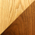 タモ/ウォールナット