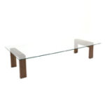 Pコーナー4本脚ロータイプ（ウォールナット）