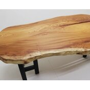 欅　テーブル　石澤さま専用 欅（ケヤキ） 一枚板 ダイニングテーブル／1760mm 【A7889