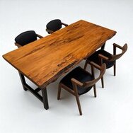 【DT-1240】屋久杉（ヤクスギ）　一枚板　ダイニングテーブル